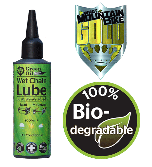 Green Oil wet chain lube